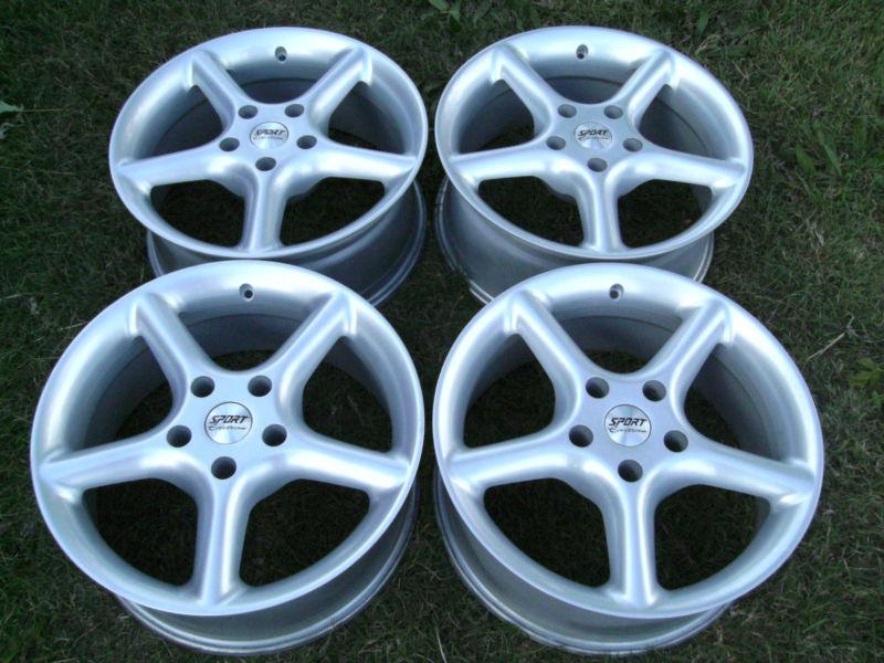 Set/4 sport edition bmw 17x7.5 5 on 120mm aluminum alloy wheels/w/optional tpms