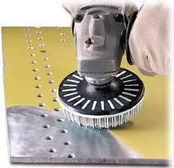 3m bristle disc white 120 grit 4.5" paint rust removal