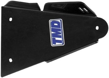 T.m. designworks stock a-arm plastic skid plate blue blue faap-y405-bu