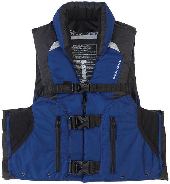 Stearns 4180 compression life vest - blue - large 2000007026