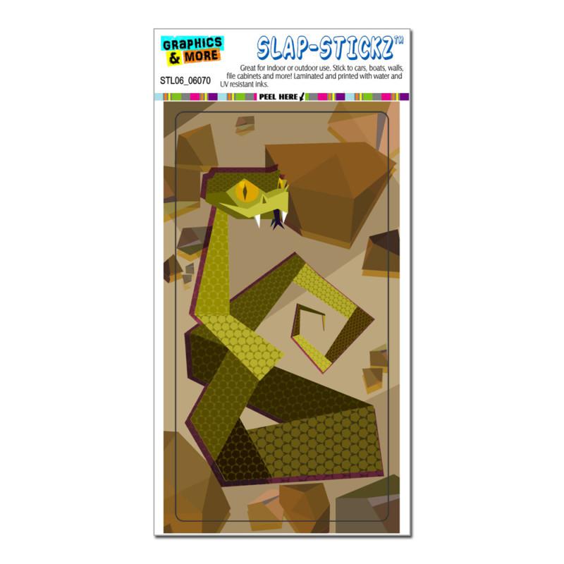 Snake dusty geometric - reptile - slap-stickz™ car window locker bumper sticker