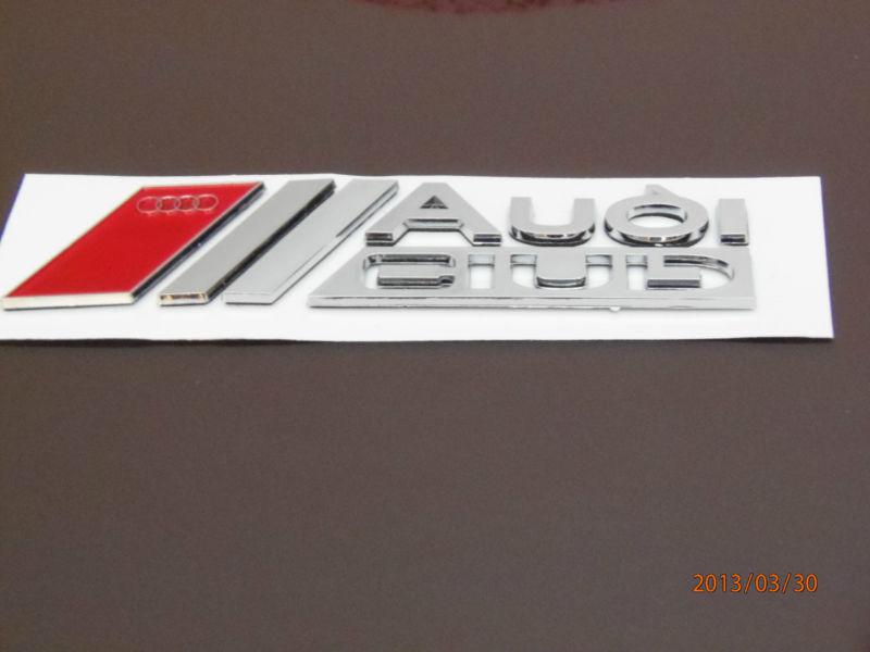 Audi (audi club) emblem limited edition a3,a4,a5,a6,a8 (neu)