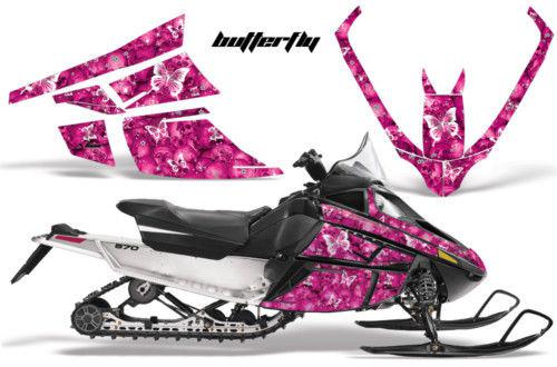 Amr racing sled decal wrap kit arctic cat f series pink