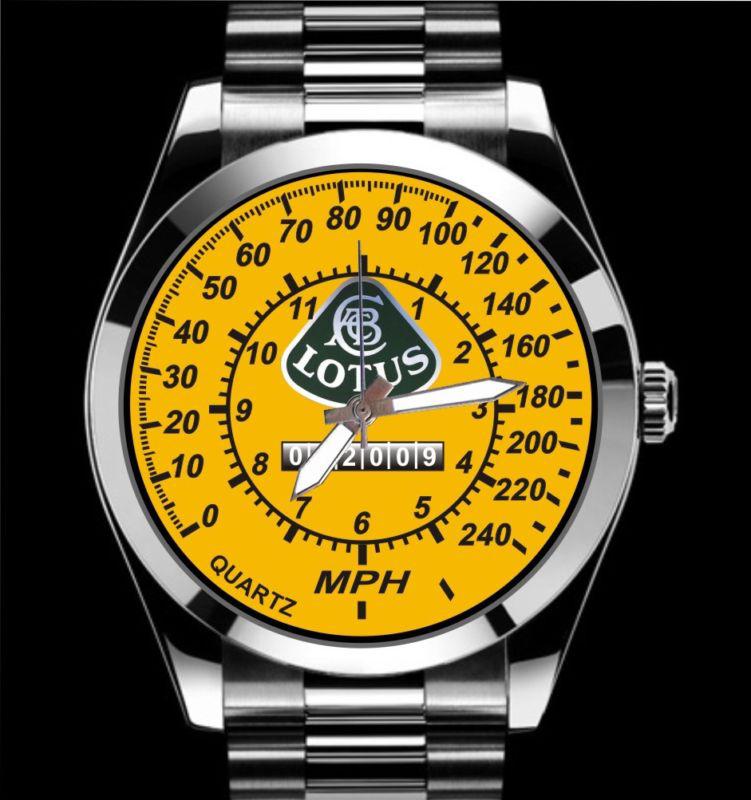 Lotus elan exige elise esprit s4 evora 240 mph speedometer chromed steel watch