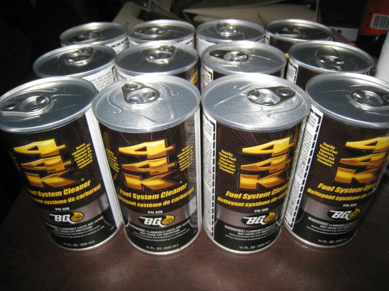 Lot of 12 bg products 44k fuel system cleaner cans!!! new!!