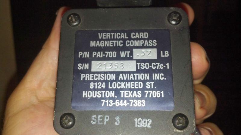 Precision Aviation vertical card compass, US $149.00, image 2