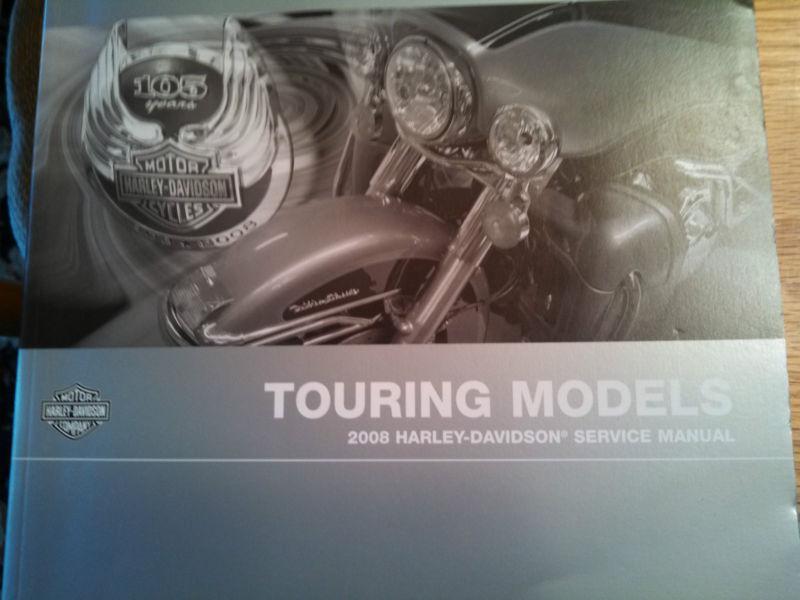 Harley 2008 touring models service manual clean lightly used