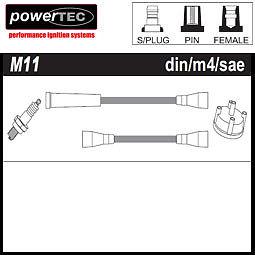Powertec ht ignition leads peugeot 106  1.1 tu1m (1992-2000)