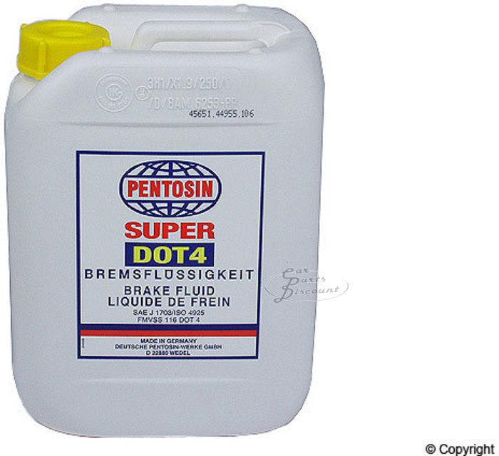 Pentosin super dot 4 brake fluid, 5l