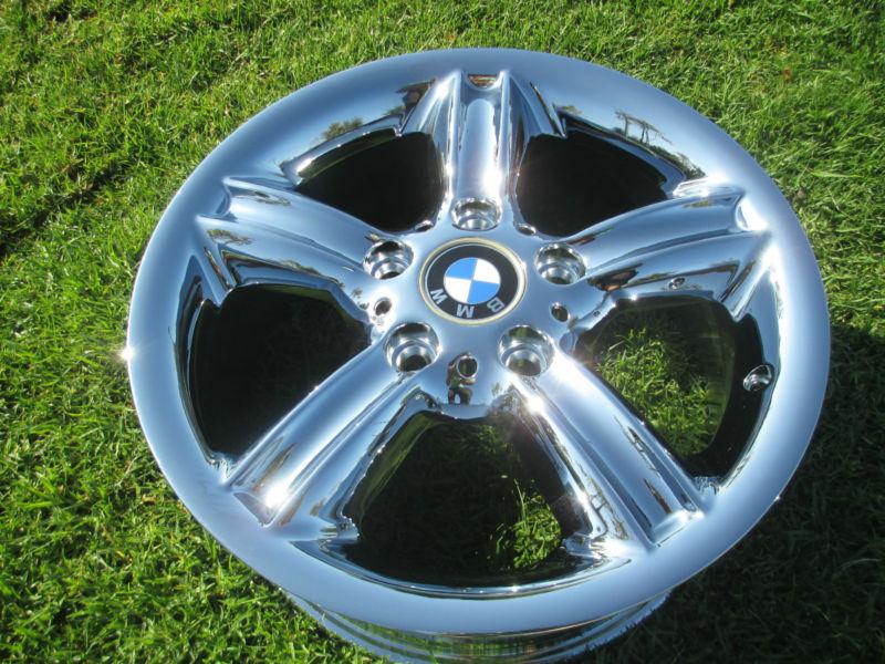 16" brand new bmw z3 oem chrome wheels/rims-exchange