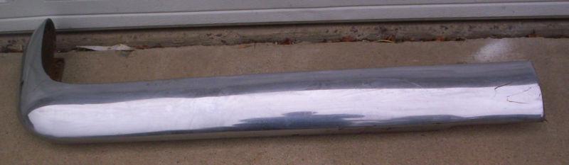 59  chevrolet  right  front  bumper  half --check this out--