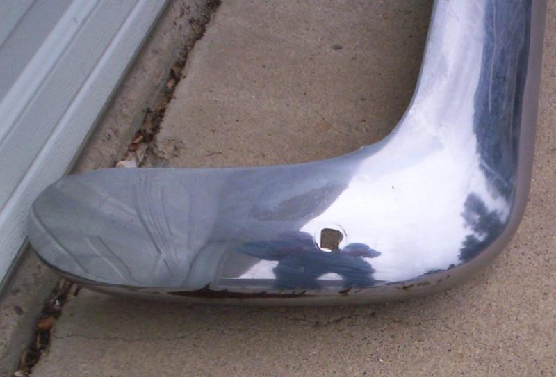 59 CHEVROLET RIGHT FRONT BUMPER HALF --Check This Out--, US $80.00, image 3