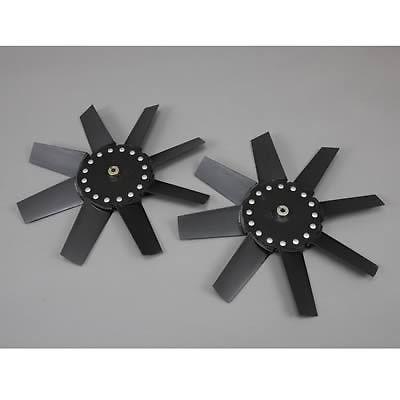 Flex-a-lite electric fan blades replacement plastic black 13.50" diameter pair
