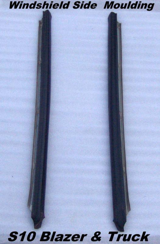 1998 1999  windshield side trim front moulding chevy gmc s10 sonoma pickup truck
