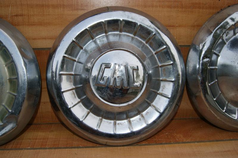 1955-1959 GMC Chrome Hubcaps (Original), US $70.00, image 2