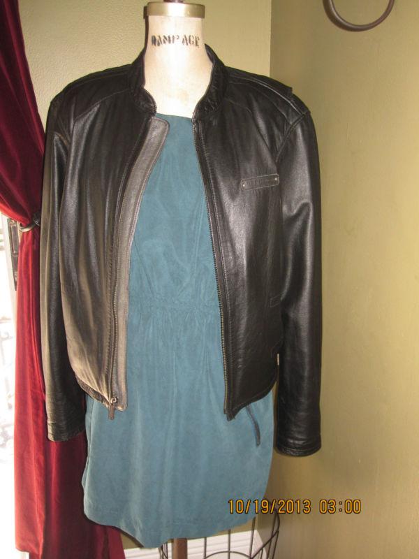 Women’s harley davidson leather jacket sz l 97032-03vw guc see pics motorcycle