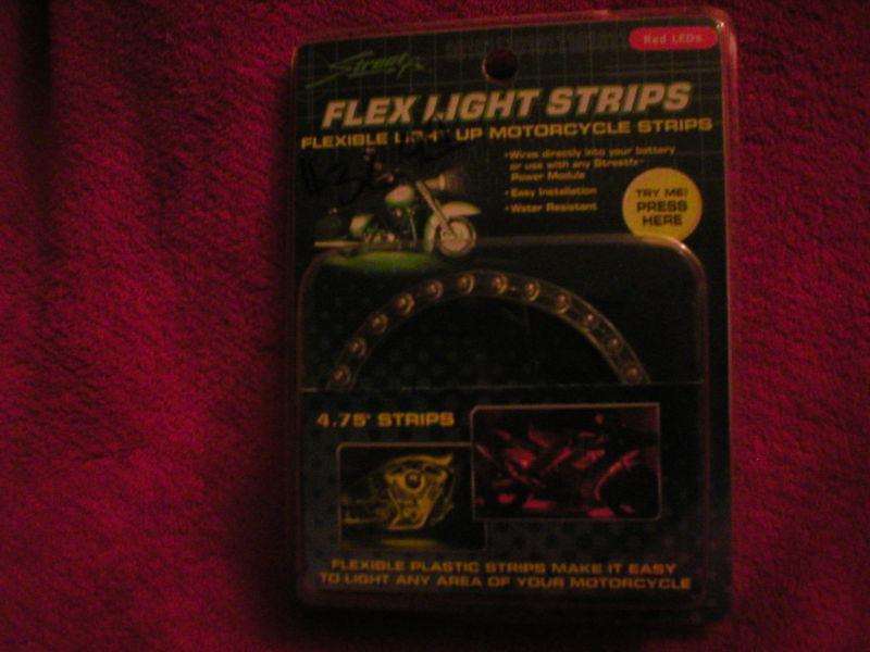 Neon accent lights for harley davidson motorcycles (red)