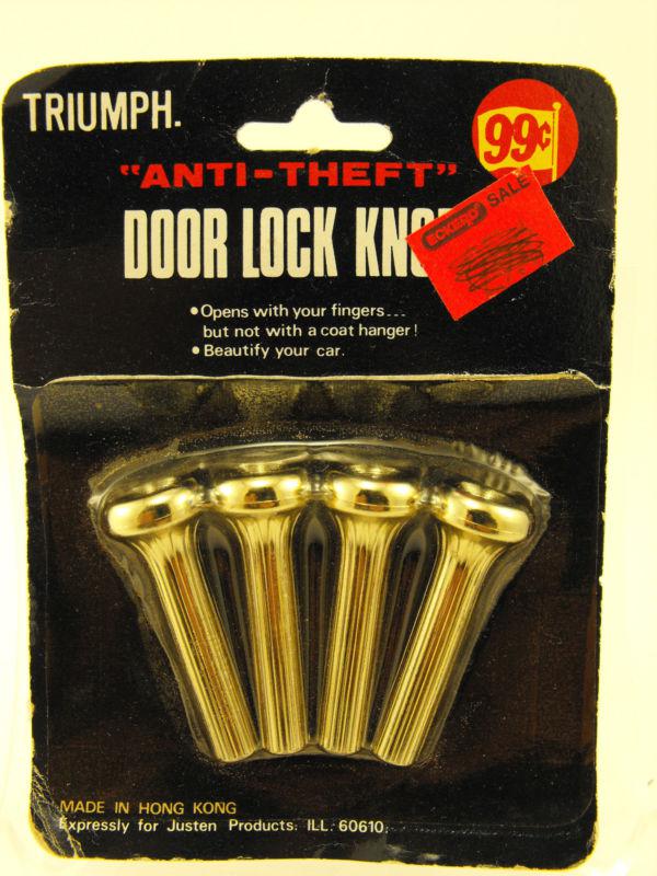 Find Car Door Lock Knobs Vintage Chrome color in Cocoa, Florida, US