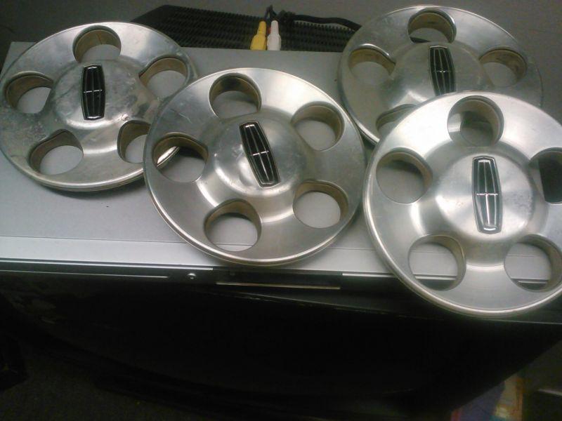 Find Lincoln 00s LS Center hub cap Emblem ornament Badge set GC 4p in