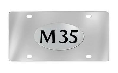 Infiniti genuine license plate factory custom accessory for m35 style 1