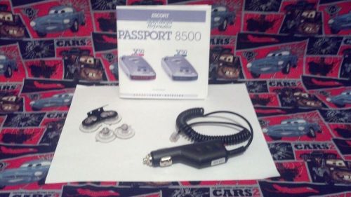 Escort passport 8500 &amp; 8500 x 50 sivler power kit replacement set ***new***