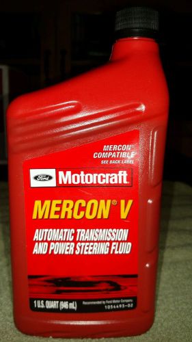 Motorcraft mercon v automatic transmission and power steering fluid