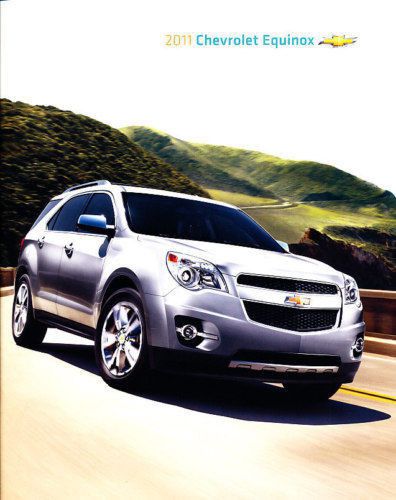 2011 chevrolet chevy equinox original sales brochure catalog very cool look wow!