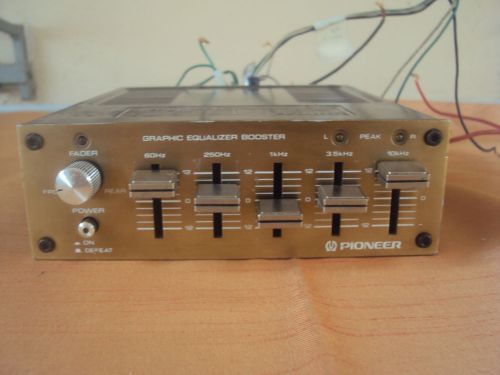 Vintage pioneer ad-30/ 5 band parametric graphic equalizer booster made in japan