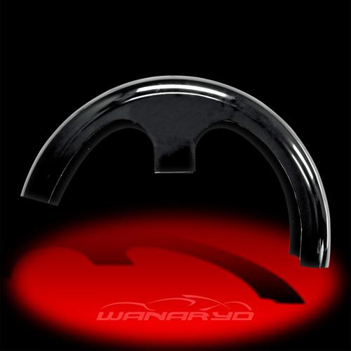 Baron black jack front fender, 5" wide, 21", 1984-2013 harley touring or softail