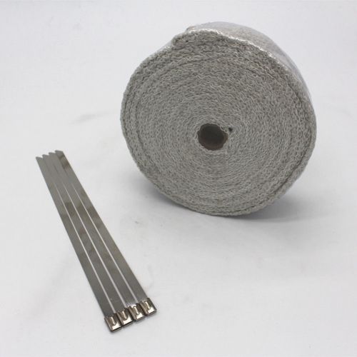 Ceramic fiber lava exhaust turbo heat wrap for motorcycle 50mm×1.6 mm×5m new