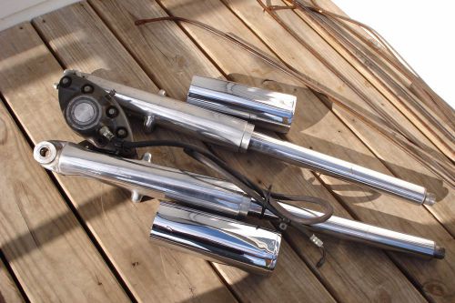 Harley big twin 41mm  flh 2" over fork tubes &amp; sliders panhead shovelhead