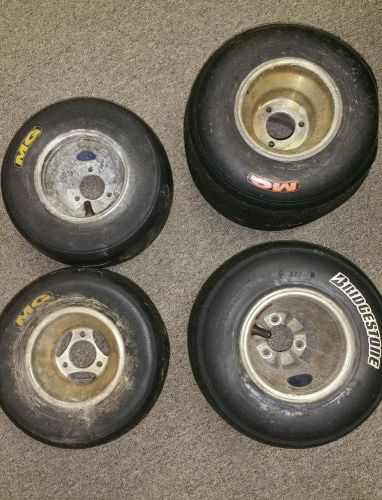 Shifter kart tire wheel set rim metric pattern