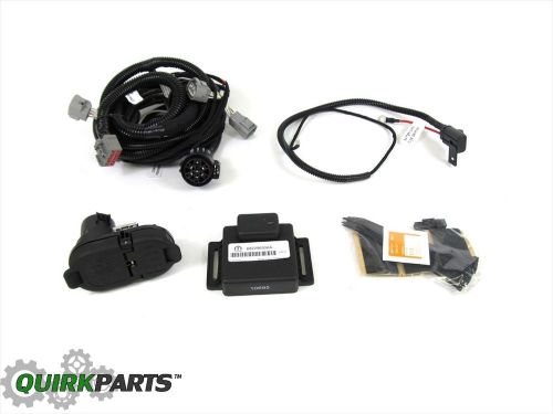14-15 jeep cherokee trailer tow wiring kit harness 7&amp;4 way connecton new mopar