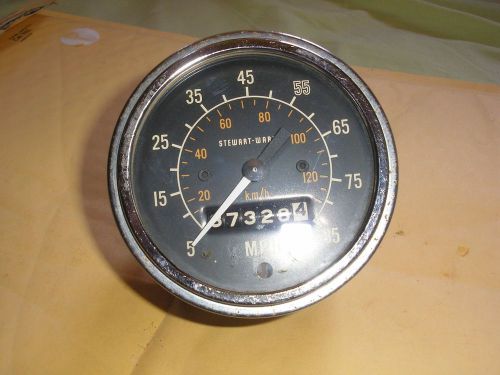Stewart warner mechanical speedo with 37328.4 miles