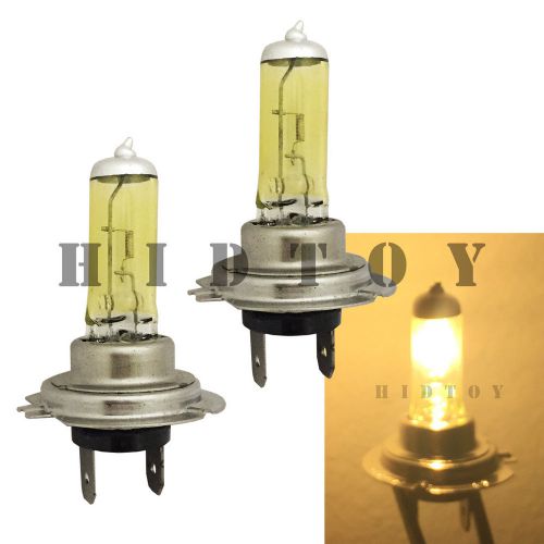 Find H7 Super Bright Yellow Xenon Halogen 3000K Headlight 2x Light Bulb Ht4 Low Beam in