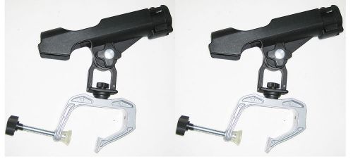 Pair of brand new kufa clamp on rods holder with twist lock rh20x2