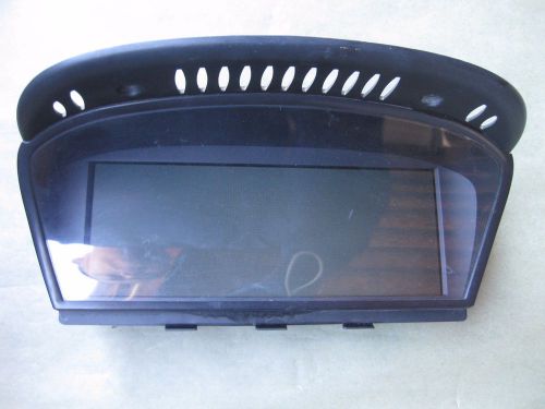 2005 bmw 525i 65826952328 navigation information display screen oem