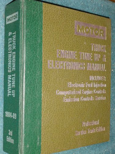 1984-1989 chevy jeep ford dodge gmc+ truck motor's electronics shop manual book