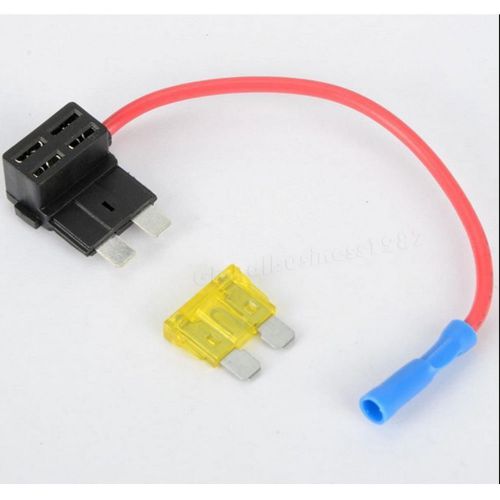 100pcs big acu add a circuit piggy back pluggable standard blade tap fuse holder