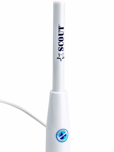 Ais marine boat 3 foot antenna scout ks30. universal mount threading, foam injec