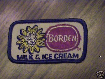 Vintage,collectable,bordon,milk &amp; ice cream old patch,1