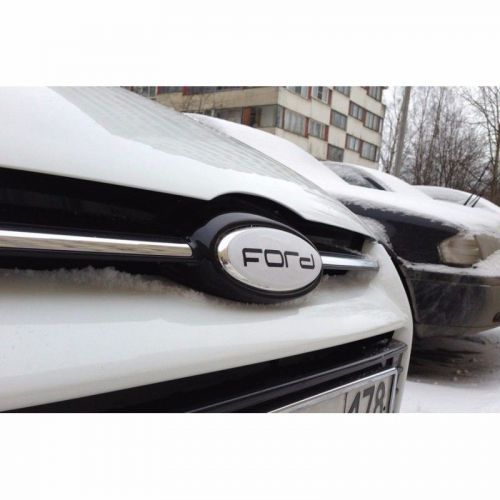 2015 ford focus 3 white logo sticker set