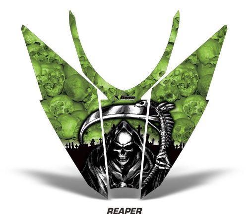 Arctic cat pro climb pro cross sled sticker decal hood graphic kit 2012 repr grn