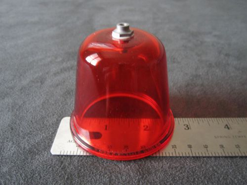 Grimes aircraft strobe light 30-0465-5 red replacement lens, p/n 41-1234-5