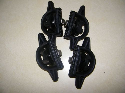 Set of 4 toyota tacoma tie down cleats 05-2016