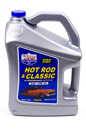 Lucas oil hot rod and classic car 10w40 motor oil 5 qt p/n 10683