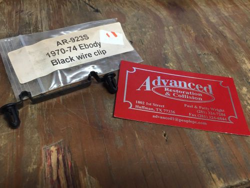 Mopar 1970-74 e-body black wire clip challenger cuda