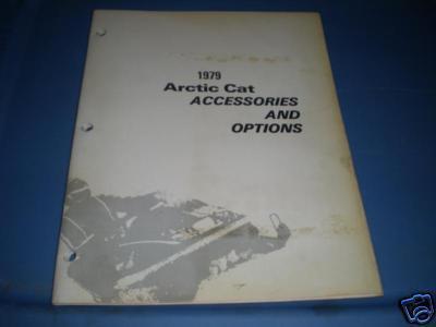 1979 arctic cat parts and accessories guide manual list