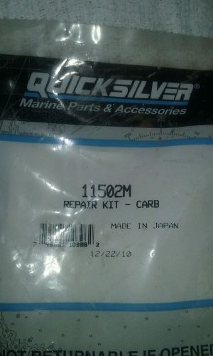 Mercury  quicksilver oem part # 11502m carburetor repair kit  nos