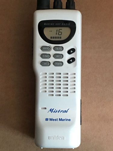 Find Uniden West Marine Mistral Handheld VHF Radio in Bastrop, Texas